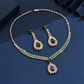 ⏳Limited-time 50% off⏰Zircon Jewelry Set Necklace & Drop Earrings for Women📿👂💎