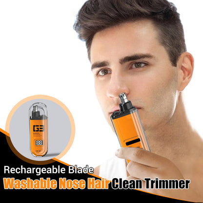 ⏳Limited-time 50% off⏰Rechargeable Blade Washable Nose Hair Clean Trimmer✂️👃