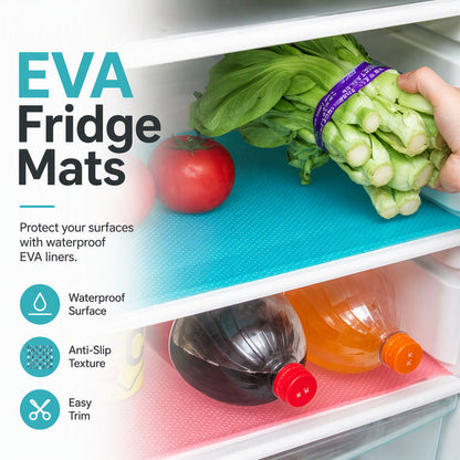 🧊 Last Day Special Price:£ 9.99🛡️ Waterproof Fridge Shelf Liners – Non-slip, easy-clean & food-safe – Keeps fridge shelves fresh & organized ✨