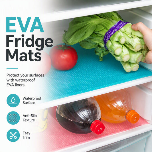 🧊 Last Day Special Price:£ 9.99🛡️ Waterproof Fridge Shelf Liners – Non-slip, easy-clean & food-safe – Keeps fridge shelves fresh & organized ✨