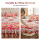 ⏳Limited-time 50% off⏰3-Piece Floral Ruffled Bed Skirt Set🌸🛏️