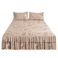 ⏳Limited-time 50% off⏰3-Piece Floral Ruffled Bed Skirt Set🌸🛏️