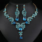 ⏳Limited-time 50% off⏰Sparkling Rhinestone Necklace & Earrings Set👂📿