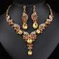 ⏳Limited-time 50% off⏰Sparkling Rhinestone Necklace & Earrings Set👂📿