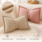 ⏳Limited-time 50% off⏰Soft Chenille Bow-Shaped Throw Pillow🎀🛋️