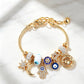 ⏳Limited-time 50% off⏰Celestial Sun Moon Charm Bracelet💫☄️