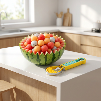 ⏳Limited-time 50% off⏰Multi-Functional Fruit Melon Baller Scoop Set🍉🥄