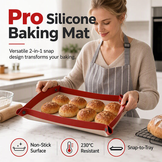 ⏳Limited-time 50% off⏰Reusable Non Stick Silicone Baking Mat♨️