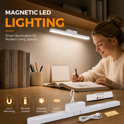 ⏳Limited-time 50% off⏰Magnetic Rechargeable LED Reading Light🧲🪝💡