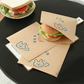 ⏳Limited-time 50% off⏰Grease-Resistant Paper Bags for Sandwich Wrapping🥪🗞️