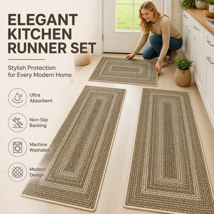 ⏳Limited-time 50% off⏰Elegant Woven Runner Rug🏠🧵