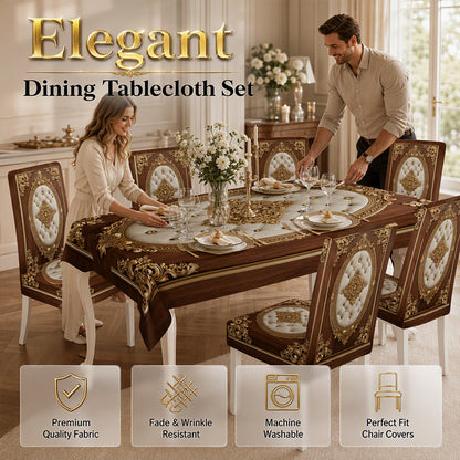 ⏳Limited-time 50% off⏰Elegant Dining Tablecloth Set🥂