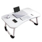 ⏳Limited-time 50% off⏰Foldable Laptop Bed Table with Cup Holder💻🛏️