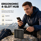 ⏳Limited-time 50% off⏰4-Slot Solar Lithium Battery Charger🔋📱