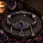 ⏳Limited-time 50% off⏰Gothic Purple Rhinestone Halloween Bracelet🔮💜