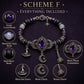 ⏳Limited-time 50% off⏰Gothic Purple Rhinestone Halloween Bracelet🔮💜