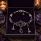 ⏳Limited-time 50% off⏰Gothic Purple Rhinestone Halloween Bracelet🔮💜