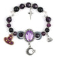 ⏳Limited-time 50% off⏰Gothic Purple Rhinestone Halloween Bracelet🔮💜