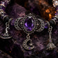 ⏳Limited-time 50% off⏰Gothic Purple Rhinestone Halloween Bracelet🔮💜