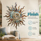 ⏳Limited-time 50% off⏰Metal Sun Silhouette Wall Art Decor☀️🖼️