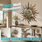 ⏳Limited-time 50% off⏰Metal Sun Silhouette Wall Art Decor☀️🖼️