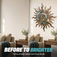 ⏳Limited-time 50% off⏰Metal Sun Silhouette Wall Art Decor☀️🖼️