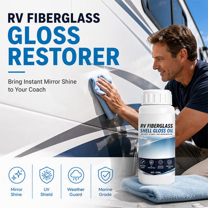 ⏳Limited-time 50% off⏰RV Fiberglass Gloss Oil Shine Restorer🚐✨
