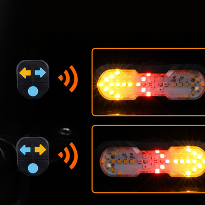 ⏳Limited-time 50% off⏰Smart Bike Safety Light with Wireless Remote Control🚲🚥