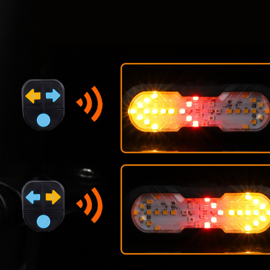 ⏳Limited-time 50% off⏰Smart Bike Safety Light with Wireless Remote Control🚲🚥
