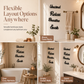 ⏳Limited-time 50% off⏰4 Piece Farmhouse Bathroom Wall Decor Set🛁🧱
