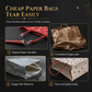 ⏳Limited-time 50% off⏰Black Non‑Woven Christmas Gift Tote Bag‑Gold Foil Reusable Holiday Packaging Bag🎄🛍️