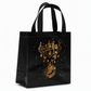⏳Limited-time 50% off⏰Black Non‑Woven Christmas Gift Tote Bag‑Gold Foil Reusable Holiday Packaging Bag🎄🛍️
