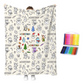 ⏳Limited-time 50% off⏰Creative Cozy Coloring Blanket Kit🎨🛋️