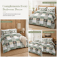 ⏳🔥LIMITED-TIME 50% OFF! ⏰All Season Brushed Floral Bedding Set 2 or 3 Piece Duvet Cover and Pillowcase Set🌿