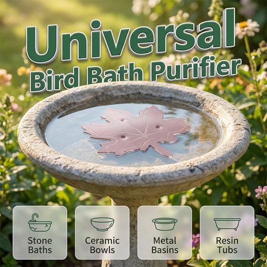 ⏳Limited-time 50% off🌿Universal Fit Bird Bath Cleaner🐦💦Wildlife‑Safe Leaf Purifier for Fresh, Clear Water in Any Garden Basin | Rust‑Resistant & Low Maintenance🛡️✨