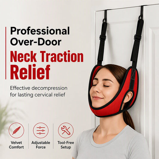 ⏳Limited-time 50% off⏰Over Door Cervical Traction Device for Neck Pain Relief💆