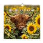 ⏳Limited-time 50% off⏰2027 Highland Cow Wall Calendar🐮📆