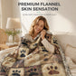 ⏳Limited-time 50% off⏰Cute Paw Print Soft Flannel Blanket – Snuggly, Warm, Lovely Home Decor🐶🛌