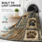 ⏳Limited-time 50% off⏰Cute Paw Print Soft Flannel Blanket – Snuggly, Warm, Lovely Home Decor🐶🛌