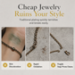 ⏳Limited-time 50% off⏰Stainless Steel Chain Charm Bracelet✨Cross Pentagram and Witch Knot Pendants🍀