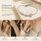 ⏳Limited-time 50% off⏰Stainless Steel Chain Charm Bracelet✨Cross Pentagram and Witch Knot Pendants🍀