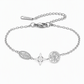 ⏳Limited-time 50% off⏰Stainless Steel Chain Charm Bracelet✨Cross Pentagram and Witch Knot Pendants🍀