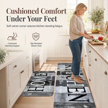 ⏳Limited-time 50% off⏰Non Slip Crystal Velvet Floor Mats🍳🛋️