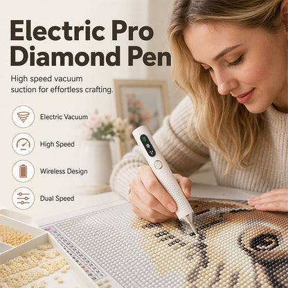 ⏳Limited-time 50% off⏰Rechargeable Electric Diamond Pen – Precise, Comfortable, Time‑Saving✏️🧲💎