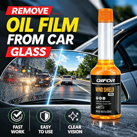 ⏳Limited-time 50% off⏰5-in-1 Glass Cleaner – removes stains, oil film, insect glue, anti-freeze & hydrophobic🚗💪