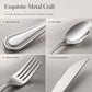 ⏳Limited-time 50% off⏰4-Piece Stainless Steel Flatware Set🍴🥄