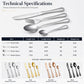 ⏳Limited-time 50% off⏰4-Piece Stainless Steel Flatware Set🍴🥄