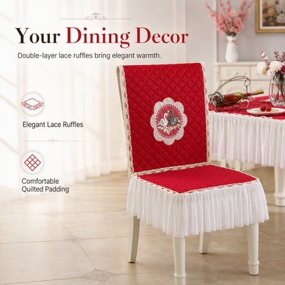 ⏳Limited-time 50% off⏰Modern Minimalist Dining Tablecloth and Chair Cover Set🪑🦢