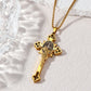 ⏳Limited-time 50% off⏰Men's Stainless Steel Vintage Cross Pendant Necklace✝️📿
