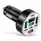 ⏳Limited-time 50% off⏰40W 8 in 1 Fast Car Adapter with Digital Voltage Display 4 USB and 4 PD Ports🚗⚡️
